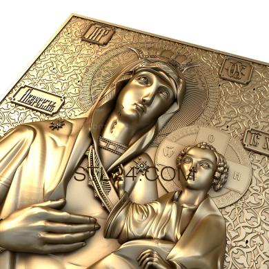 Icons (Iberian Mother of God, IK_0106) 3D models for cnc